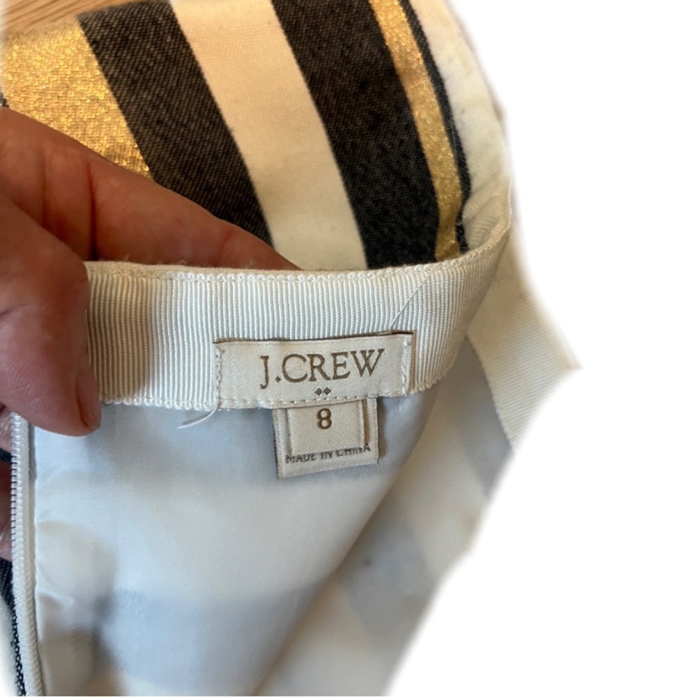 J Crew Shiny Mini Skirt sz 8 - Picture 9 of 9